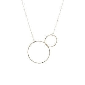 Abstract circle necklace